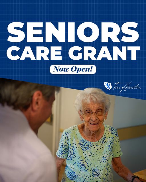 The Seniors Care Grant is open till March 31st, 2025