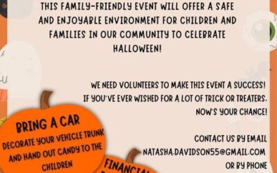 Springhill Baptist Church and Lions Club Present Trunk or Treat October 31st