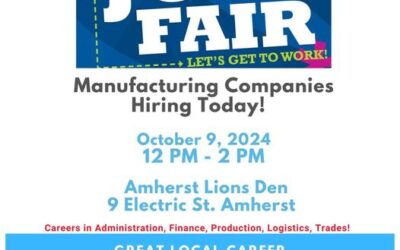 Job Fair in Amherst October 9th