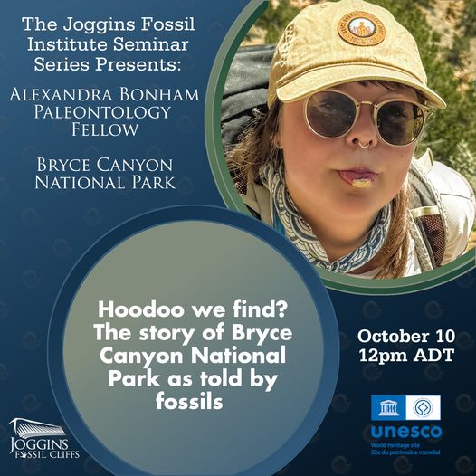 Joggins Fossil Cliffs Alexandra Bonham’s seminar October 10