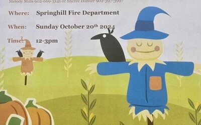 Springhill Fire Department Spaghetti Luncheon Sunday, Oct. 20